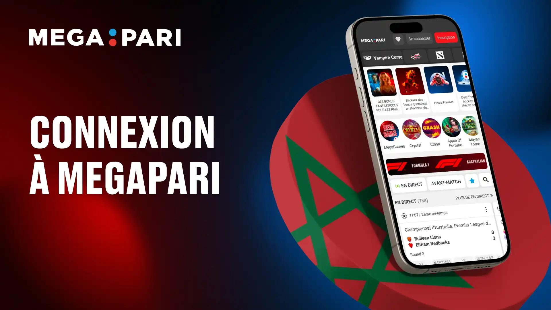 Bonus et offres lors de la connexion à Megapari au Maroc Boîte cadeau et pièces symbolisant les bonus de connexion sur Megapari Maroc